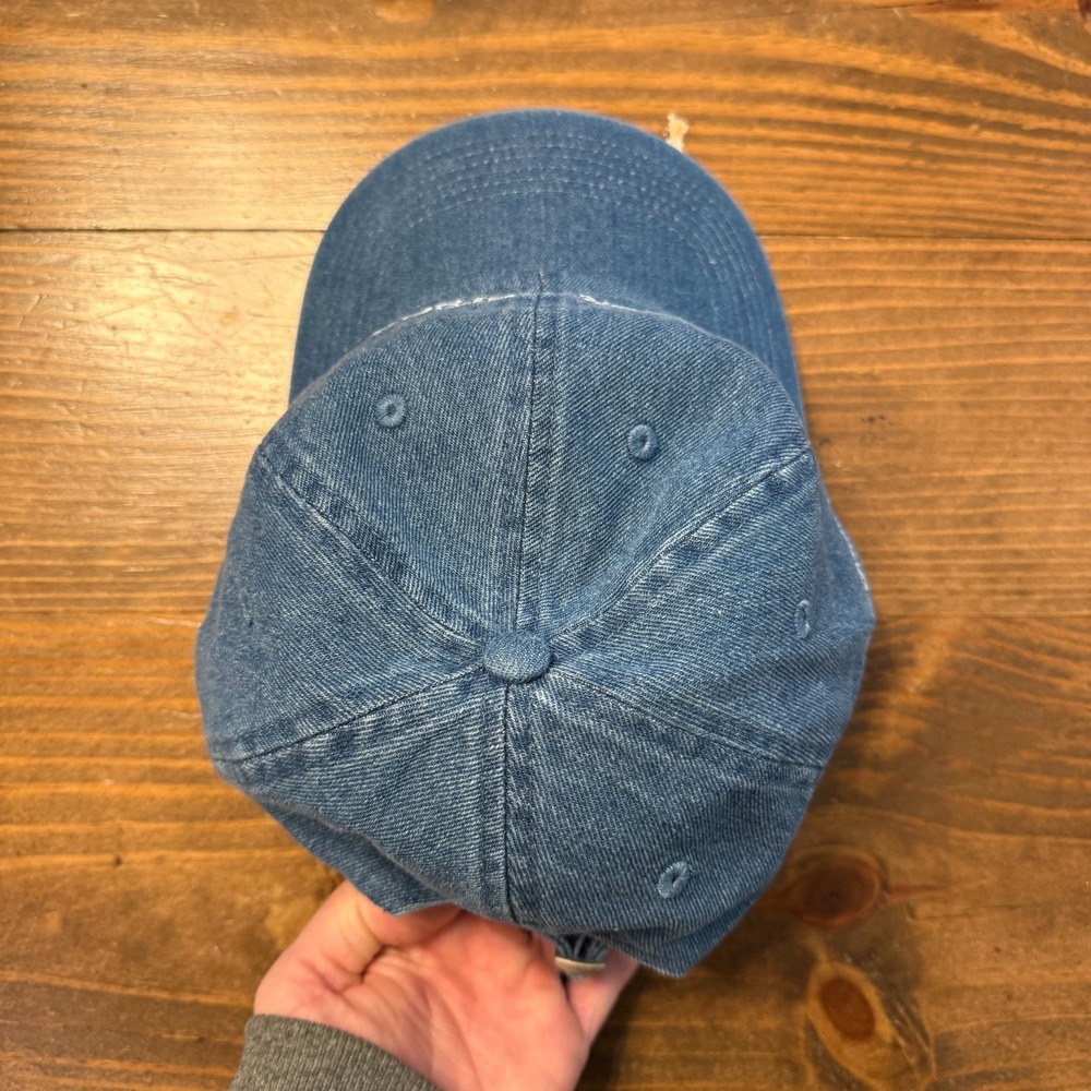 RARE 🔥 Book Person Embroidered Denim Cap Hat Book of the Month Brand New - Picture 6 of 6